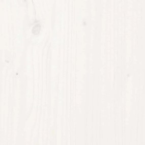 Tampo de mesa pinho maciço Ø80x2,5 cm branco
