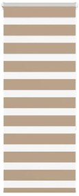 vidaXL Cortina de zebra 65x150 cm largura do tecido 60,9 cm poliéster