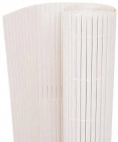 Cerca de jardim dupla face 90x400 cm branco