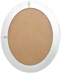 Espelho de parede estilo barroco 50x60 cm prateado