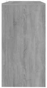 Mesa consola 89x41x76,5 cm derivados de madeira sonoma cinza