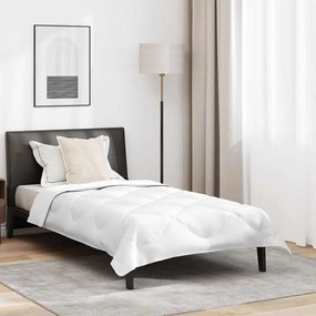 vidaXL Duvet para Todas as Estações Branco 135 x 220 cm Microfibra