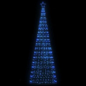 vidaXL LED Árvore de Natal 550 LEDs Azul 304 cm