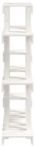 Suporte para plantas 104,5x25x109,5 cm pinho maciço branco