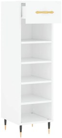 Sapateira 30x35x105 cm derivados de madeira branco