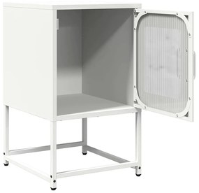 Mesa de cabeceira 36x39x60,5 cm aço laminado a frio branco