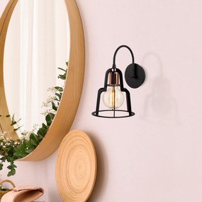 Aplique de Parede Harran – Preto Bronze – 20 cm