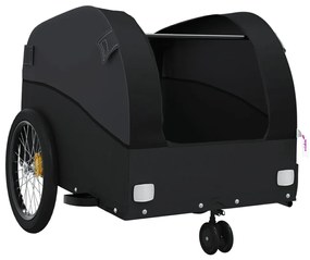 Reboque para bicicleta 30 kg ferro preto