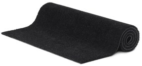 Tapete de porta 90x150 cm fibra de coco tufada preto