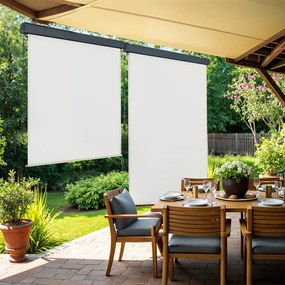 Toldo vertical com revestimento em PU 2,5 x 1,6 m bege