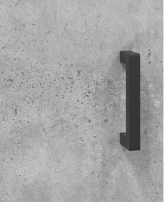 Aparador alto 69,5x31x115 cm derivados de madeira cinza-cimento
