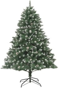 Árvore de Natal artificial com suporte PVC 180 cm