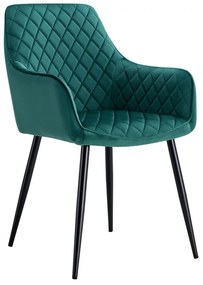 Cadeira Celi Veludo - Verde