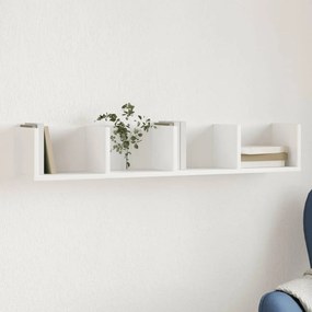 vidaXL Armário de parede 99x18x16,5 cm derivados de madeira branco