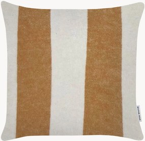 Capa de almofada decorativa em lã da Nova Zelândia Rough Stripe