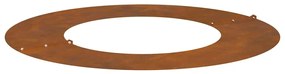 Plantadeira de Aço Corten Aço corten Diâmetro de 70 cm Durável