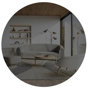 Espelho Oneas – Cinzento Escuro – 70x70x2,2 cm