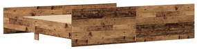 Cama vidaXL Madeira Velha 200x200 cm Painel de Madeira
