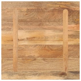 Tampo de mesa quadrado 90x90x3,8 cm mangueira maciça