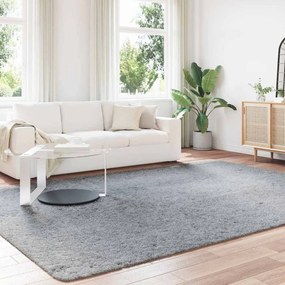 Tapete shaggy de pelo alto NAVARRA 240x340cm cinzento prateado