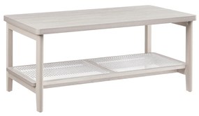 Mesa de centro com prateleira integrada e design boho. | VASAGLE | 100 x 55 x 45 cm | LCT240K66.