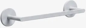 Toalheiro Adesivo De Parede Com Barra Para Casa De Banho Em Aço Inoxidável Caldrumi Branco & ↔︎ 30 Cm - Sklum