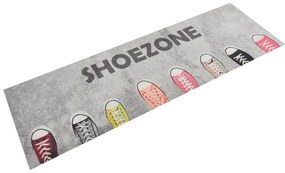 Tapete de cozinha lavável 60x180 cm veludo padrão shoezone
