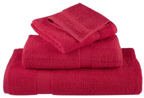 Toalhas de banho premium SOLUND 10pcs 70x140cm 600gsm vermelho