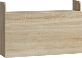 HOMCOM Secretária de Parede, Mesa Dobrável com Prateleiras Que Economizam Espaço para Casa e Escritório, 77 x 20 x 51 cm | Aosom Portugal