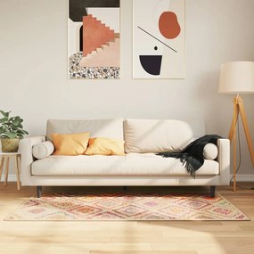 vidaXL Tapete lavável antiderrapante 80x150 cm multicor