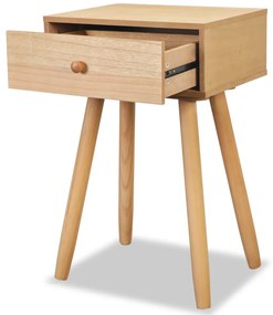 Mesas de cabeceira 2 pcs pinho maciço 40x30x61 cm castanho