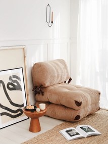 Poltrona-Cama "Copenhagen" - Camel - Design Moderno