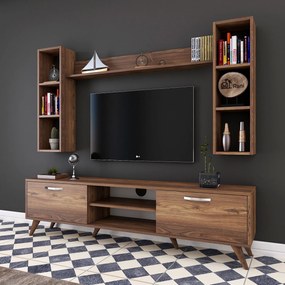 Unidade de TV M5 – Nogueira – 180 cm x 48,6 cm x 35 cm