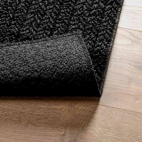 Tapete ZIZUR antracite 80x150 cm aspeto juta interior exterior
