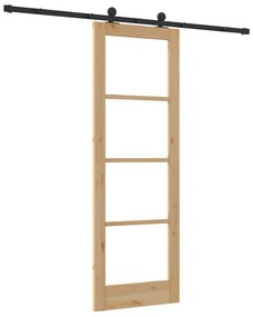 Porta Deslizante vidaXL com Conjunto de Ferragens 'ORKDAL'73,5x211 cm