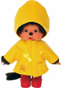 Peluche Bandai Monchhichi Iconic Raincoat 20 cm Amarelo