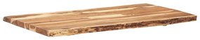 Tampo de mesa 118x(50-60)x3,8 cm madeira de acácia maciça