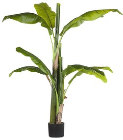 Planta artificial em vaso 154 cm BANANA TREE Beliani
