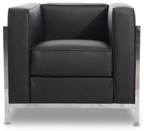Poltrona LOBBY – 78x70x68 cm – Estrutura em Aço Inoxidável e Estofado