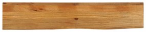 Tampo de mesa c/ borda viva 180x20x2,5 cm mangueira maciça