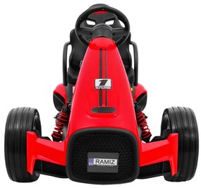 Kart elétrico para Crianças 3 Rodas 12V XR-1 Rodas Espuma EVA Vermelho