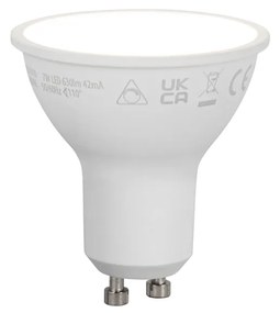 Lâmpada LED inteligente GU10 regulável 7W 630LM 4000K