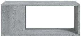 Móvel de TV 80x24x32 cm contraplacado cinzento-cimento