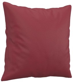 Sofá Garland de 2 Lugares com 2 Almofadas Decorativas  - Cor Vermelho