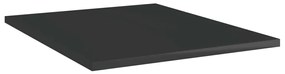 Prateleiras para estante 8 pcs derivados de madeira preto