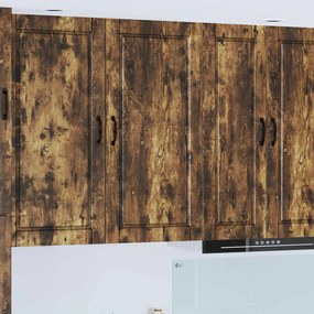 vidaXL Armário de Cozinha com porta Carvalho Defumado 50 x 31 x 100 cm