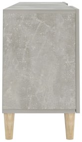 Móvel p/ TV 150x30x50cm madeira processada cinzento cimento