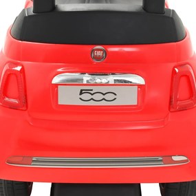 Carro de passeio Fiat 500 vermelho