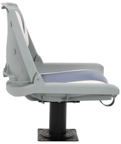 4 pcs conjunto assento barco dobrável 48x51x41 cm azul e branco