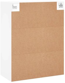 Móveis de parede 2 pcs derivados de madeira branco